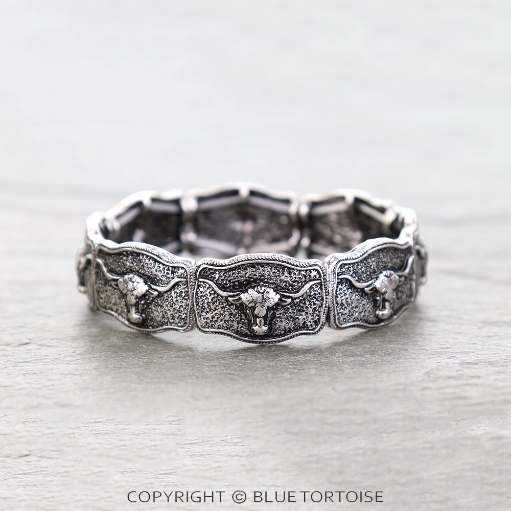 Western Steerhead Double Stretch Bracelet