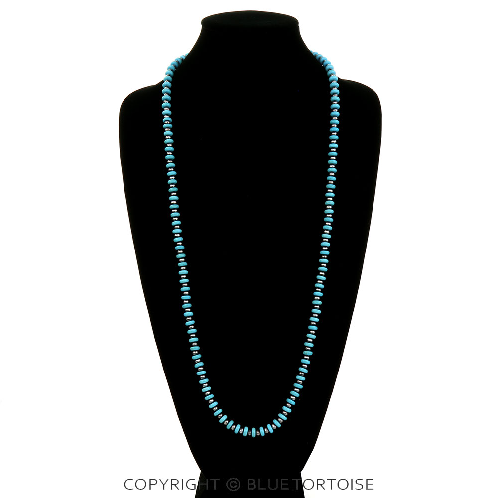 Navajo Style Bead Necklace - Image 2
