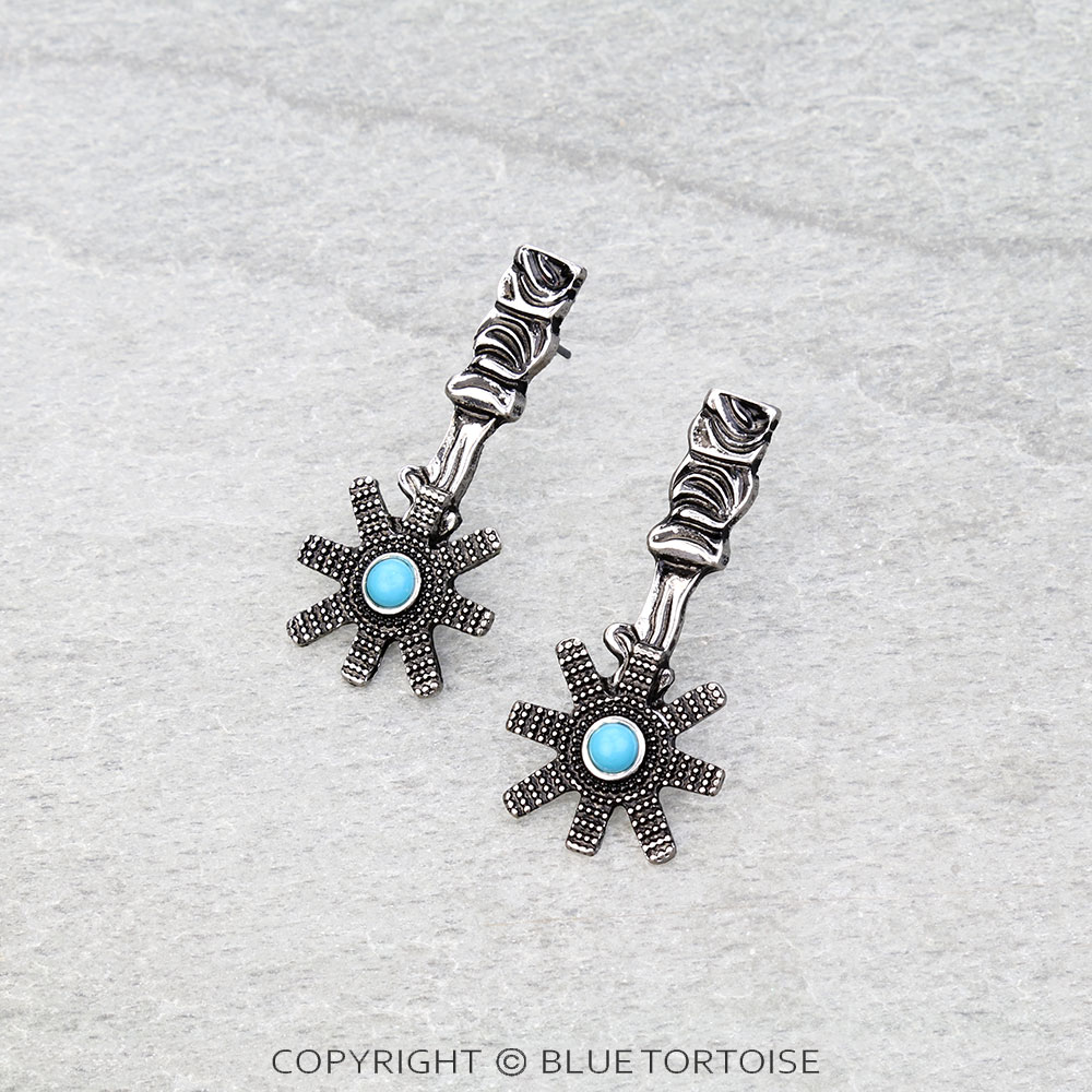 Western Spur Stud Earrings