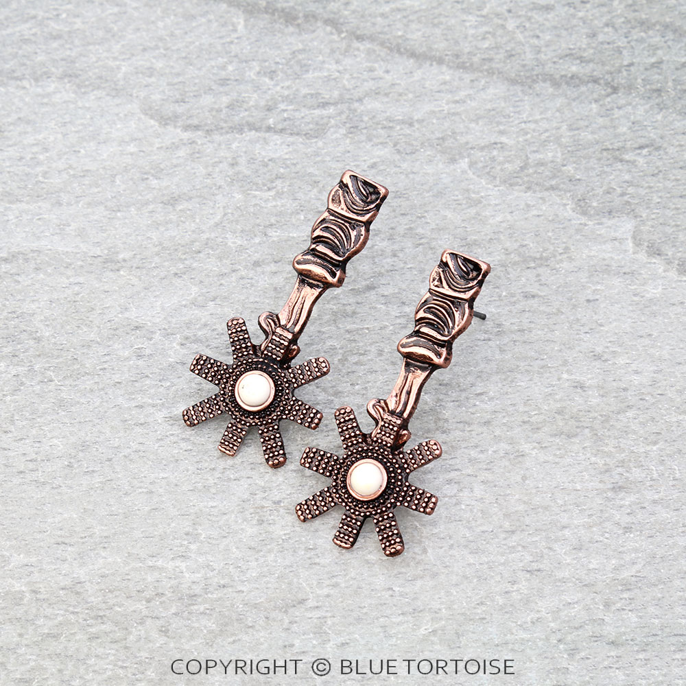 Western Spur Stud Earrings