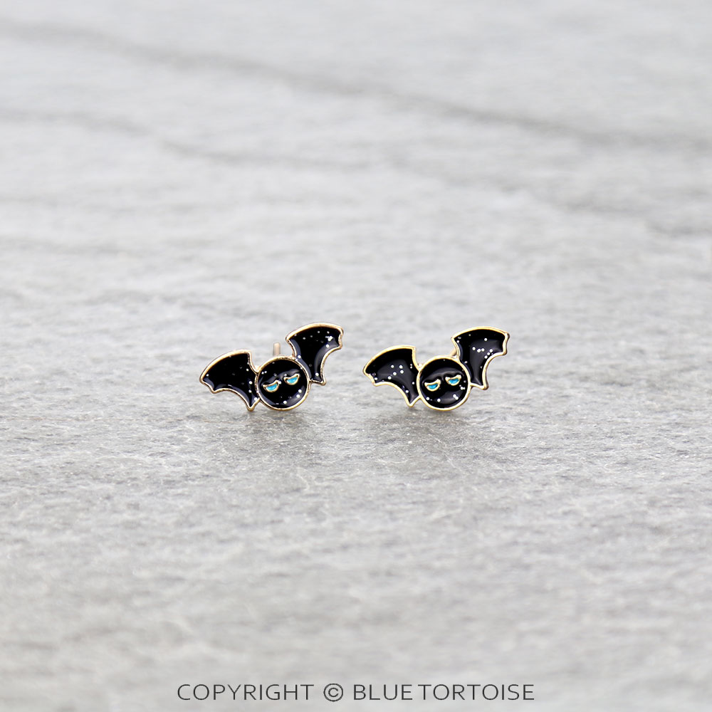 Halloween Bat Stud Earrings