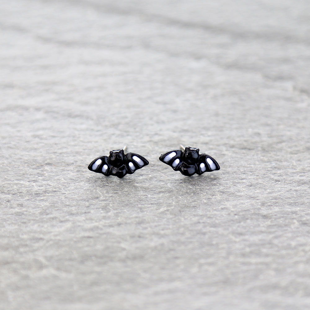 Halloween Bat Stud Earrings