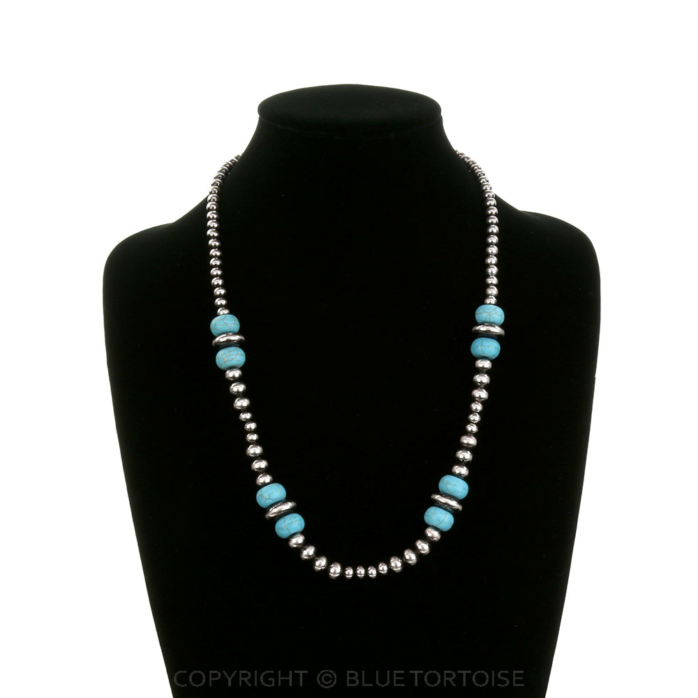 Navajo Style Bead Necklace - Image 2