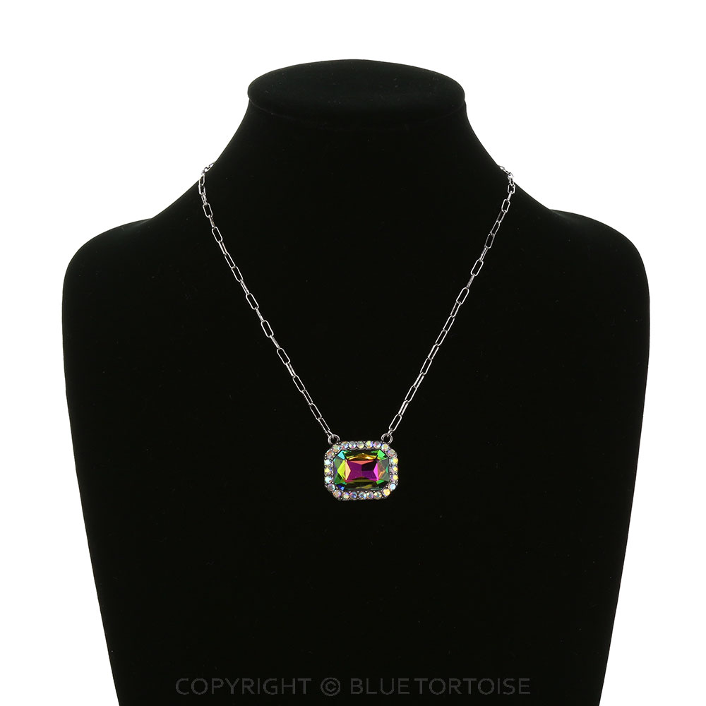 Western Octagon Stone Necklace - Image 2