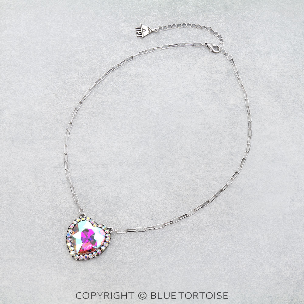 Western Heart Stone Necklace